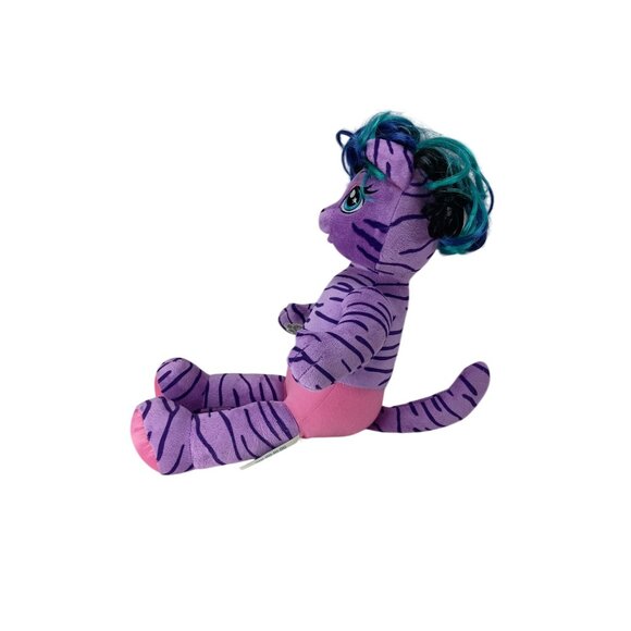 Build-A-Bear Honey Girls Teegan HG Purple Striped Cat 20” B.A.B. Plush - Picture 3 of 7